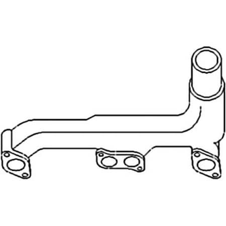 Aftermarket Tractor Manifold 6 Cyl Gas Exhaust All w/ Gas Engine Fits John Deere R27404
